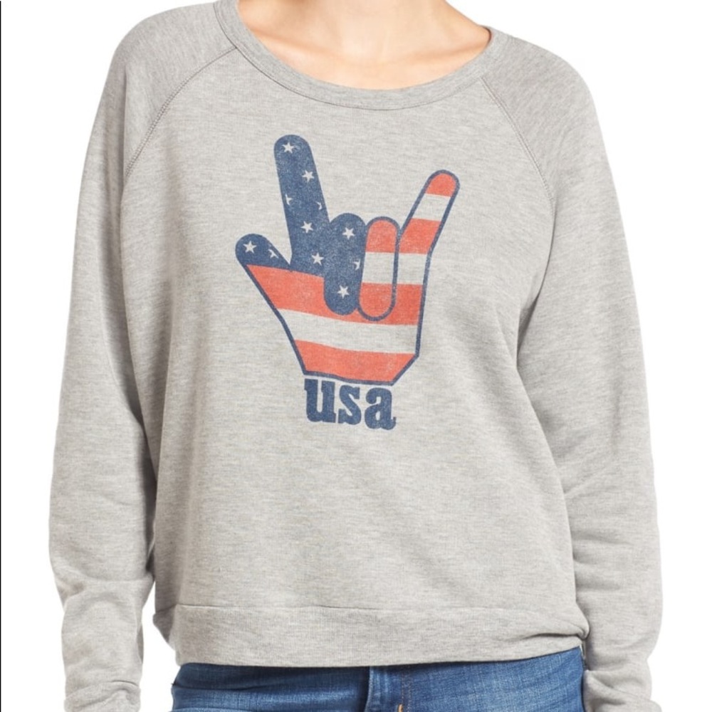 Project Social T PST Hang Loose Raglan Sweatshirt